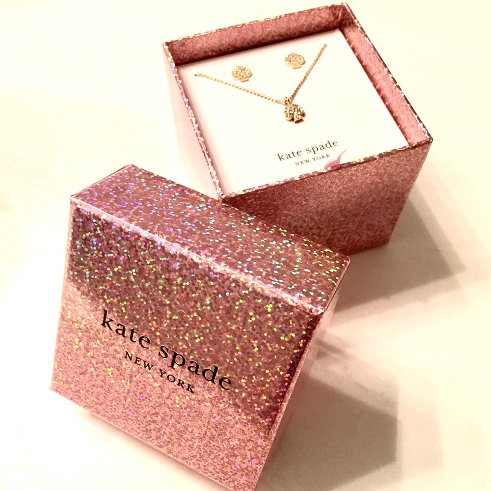 Kate Spade Pendant & Studs - Picture 3 of 5